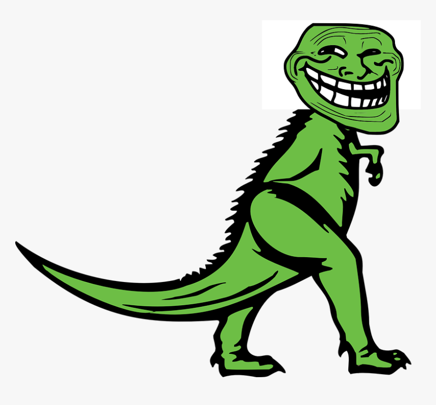 Maxpedition Troll Face Morale Patch (817x720) - Troll Dinosaur, HD Png Download, Free Download