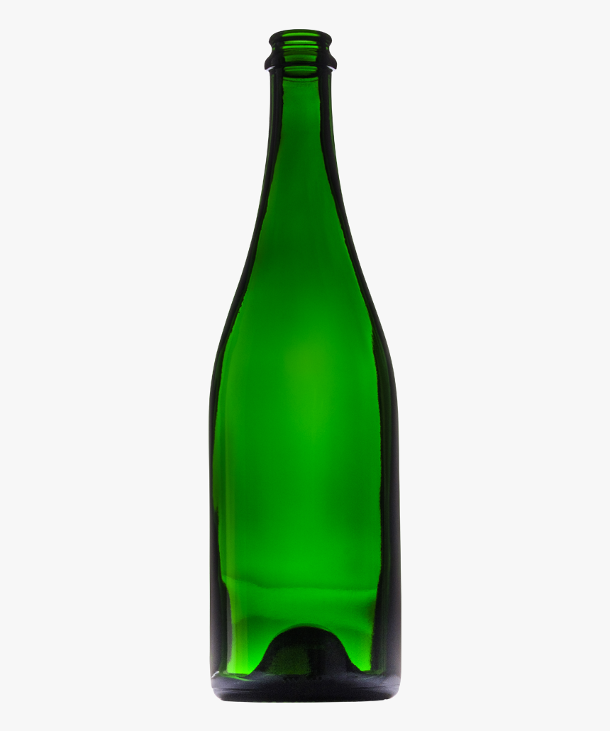 750ml Lightweight Green Champagne Bottle Photo - Glass Bottle, HD Png Download, Free Download