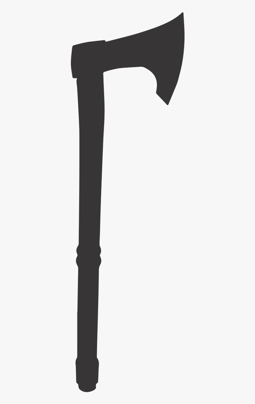 Viking Battle Axe Clipart Silhouette, HD Png Download, Free Download