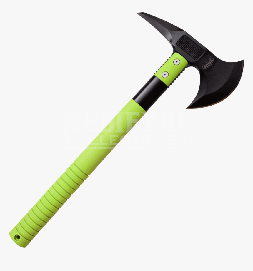 Green Tactical Battle Axe - Cleaving Axe, HD Png Download, Free Download