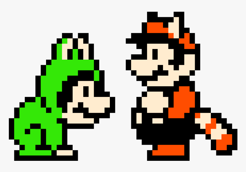 Transparent Super Mario Bros Png - Mario Bros 3 Pixel Art, Png Download, Free Download