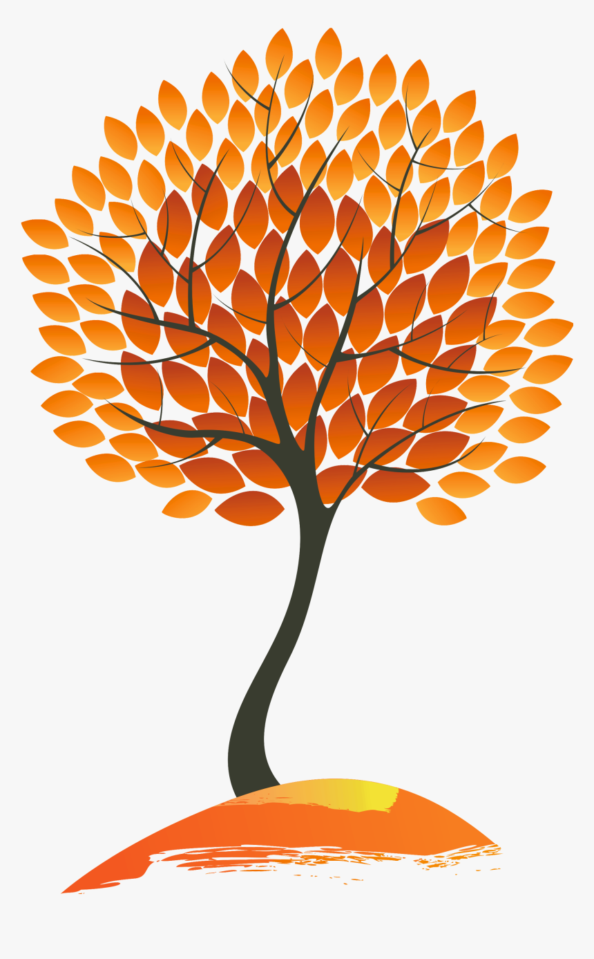 Autumn Trees Clipart - Autumn Tree Clipart Png, Transparent Png, Free Download