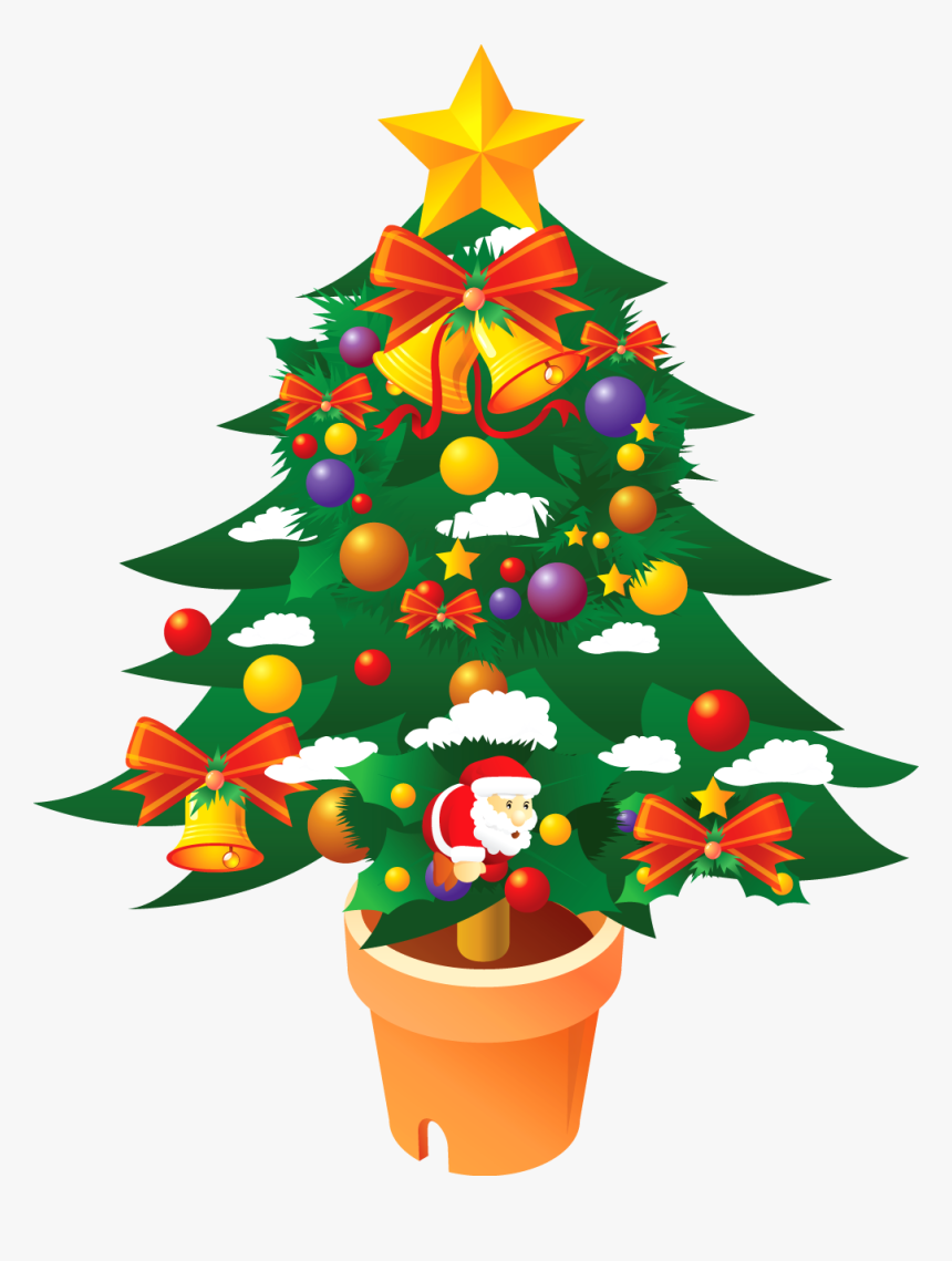 Christmas Tree Clipart Png - Merry Christmas Trees, Transparent Png, Free Download