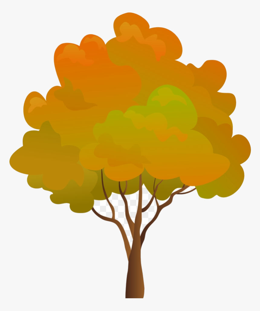 Fall Tree Clipart Transparent Png - Fall Tree Clipart Transparent, Png Download, Free Download
