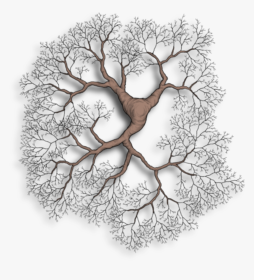 Transparent Snow Tree Png - Art, Png Download, Free Download