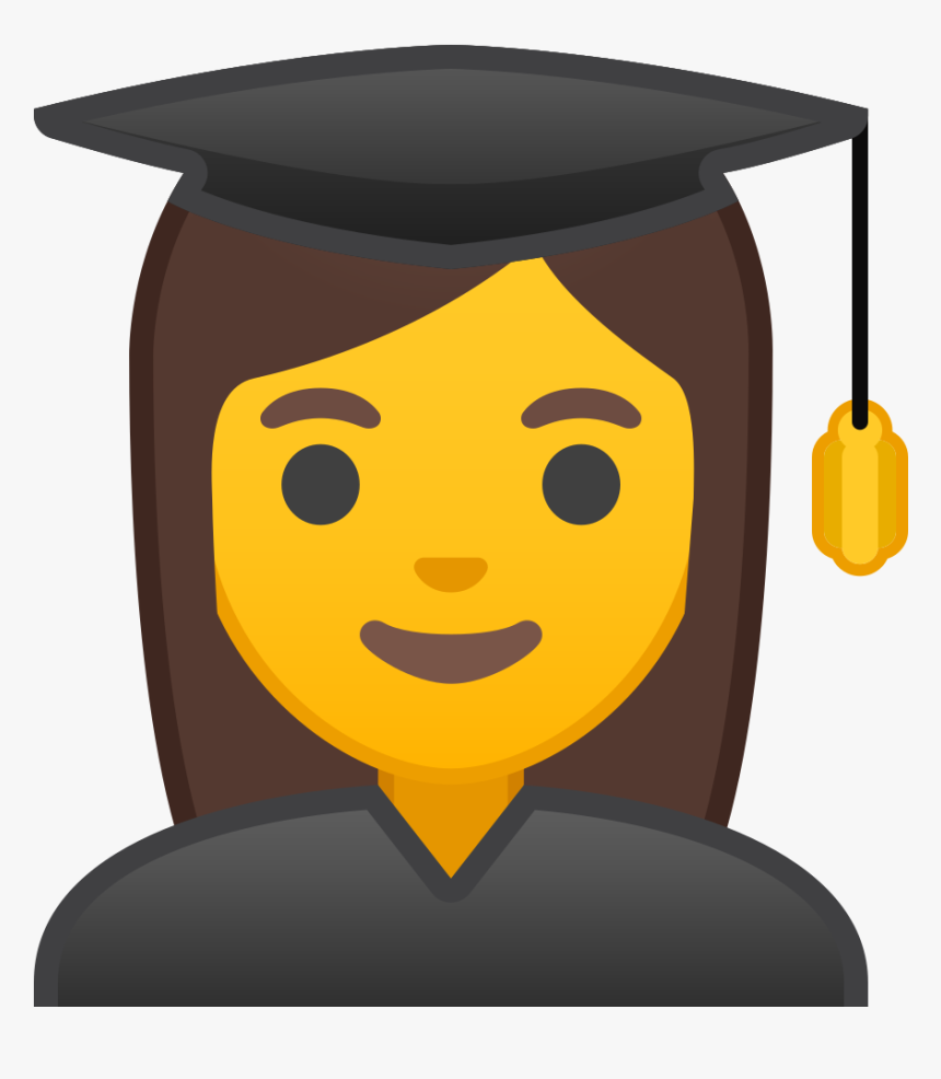 Woman Student Icon - Emoji Mulher Png, Transparent Png, Free Download