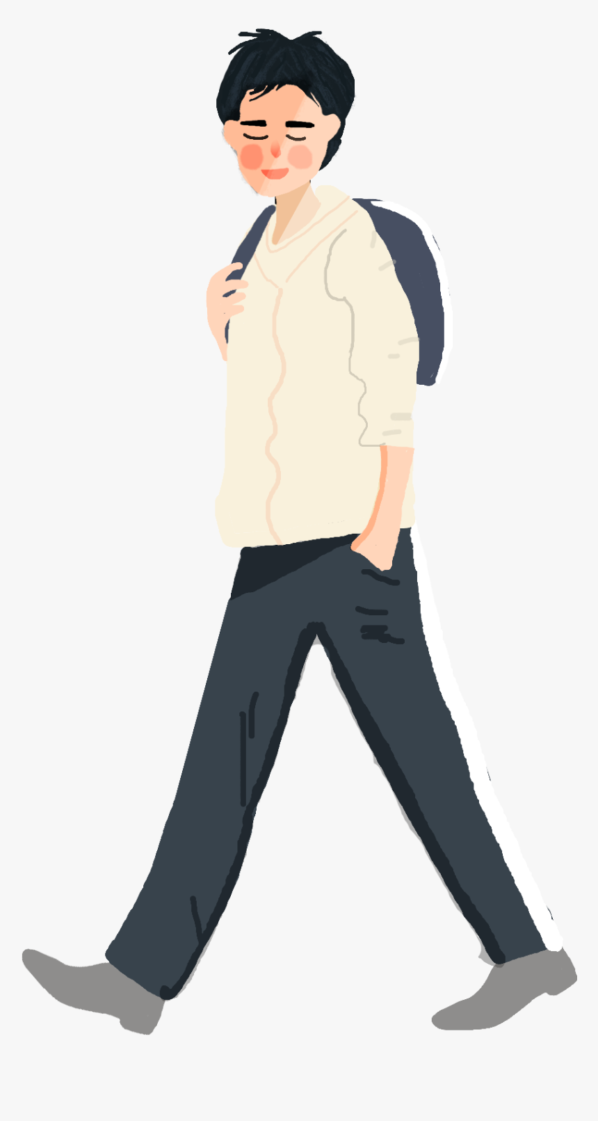 Transparent Student Walking Png - Illustration, Png Download, Free Download