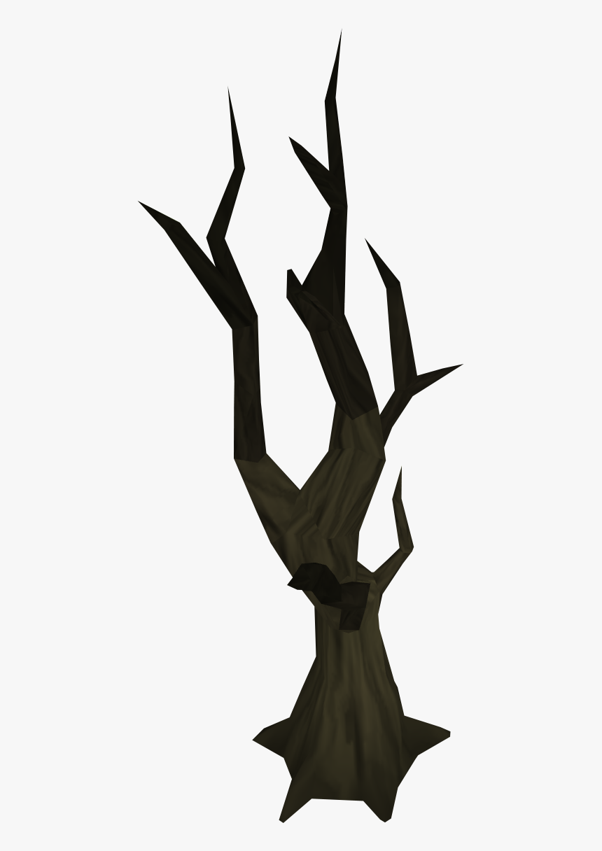 Drawn Dead Tree Burnt Tree - Draw A Burnt Tree, HD Png Download, Free Download