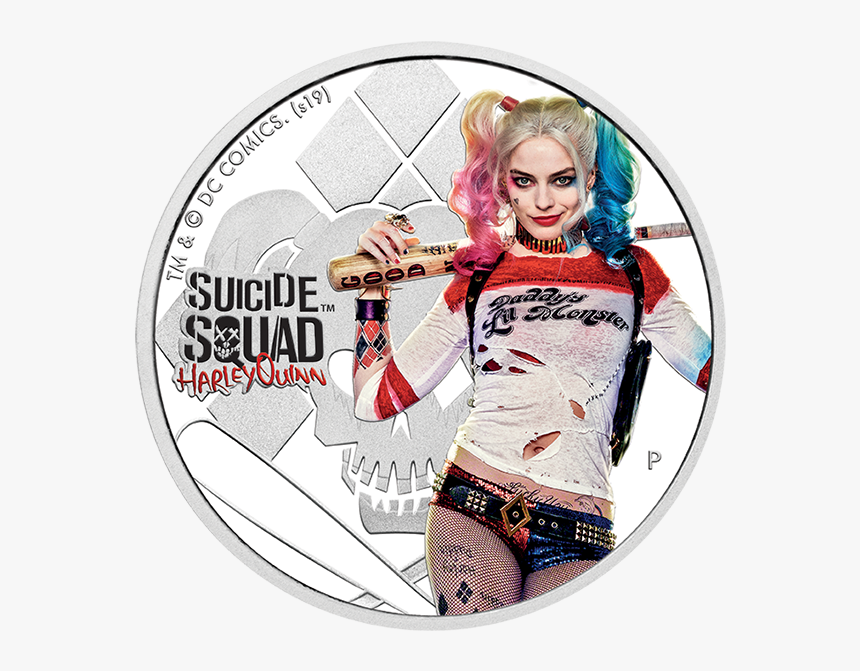 2019 Harley Quinn 1oz Silver Proof Coin Product Photo - Halloween Costumes Ideas Harley Quinn, HD Png Download, Free Download