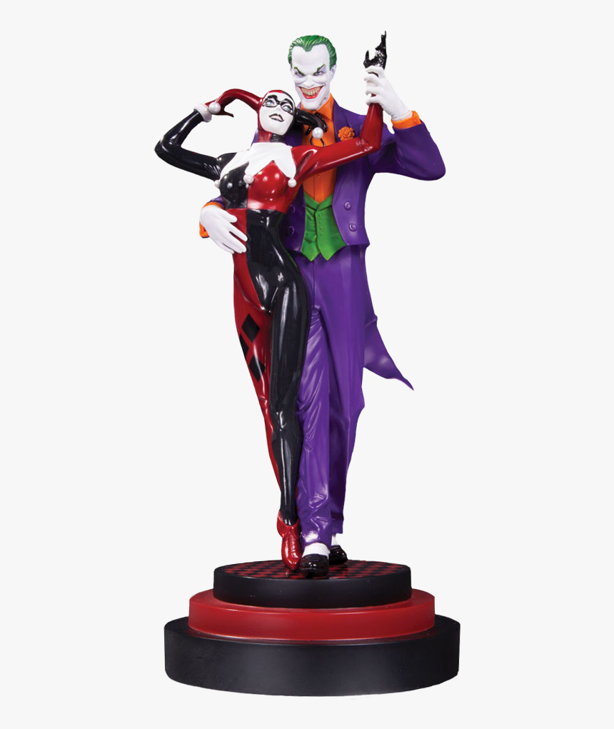 The Joker & Harley Quinn - Joker Harley Quinn Statue, HD Png Download, Free Download