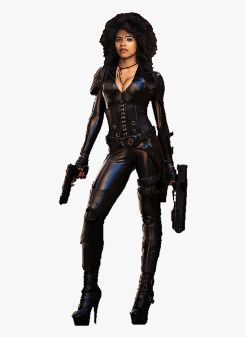 No Caption Provided - Domino Costume Deadpool Diy, HD Png Download, Free Download