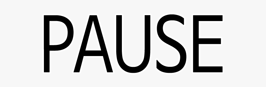 Pause Text Png, Transparent Png, Free Download