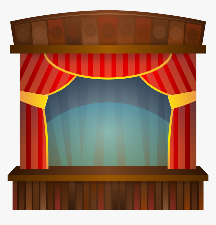 Stage 555px - Theatre Clipart, HD Png Download, Free Download