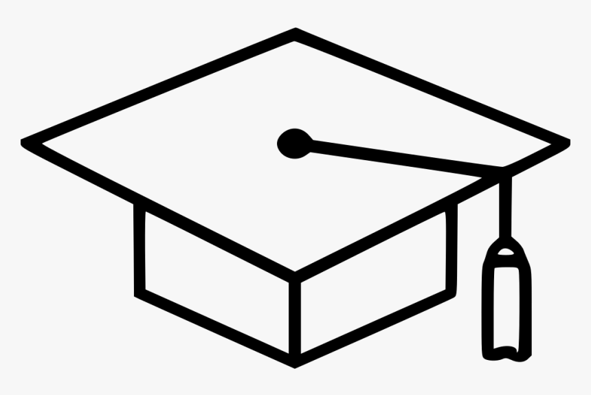 Graduation Hat Icon White, HD Png Download, Free Download