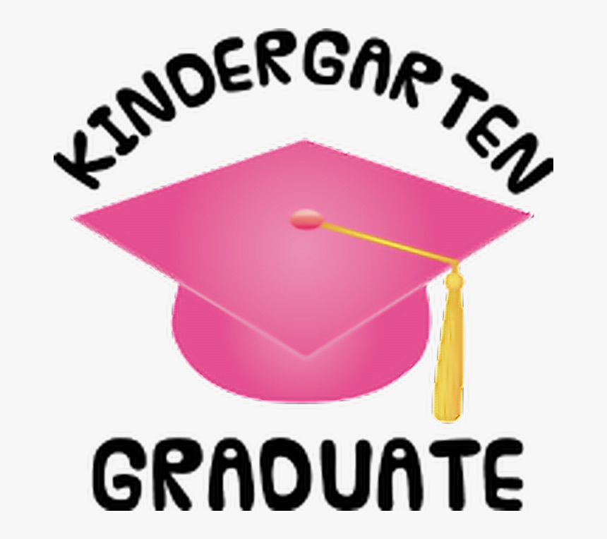 Pink Gold Graduation Cap Hat Kindergartengraduation, HD Png Download, Free Download