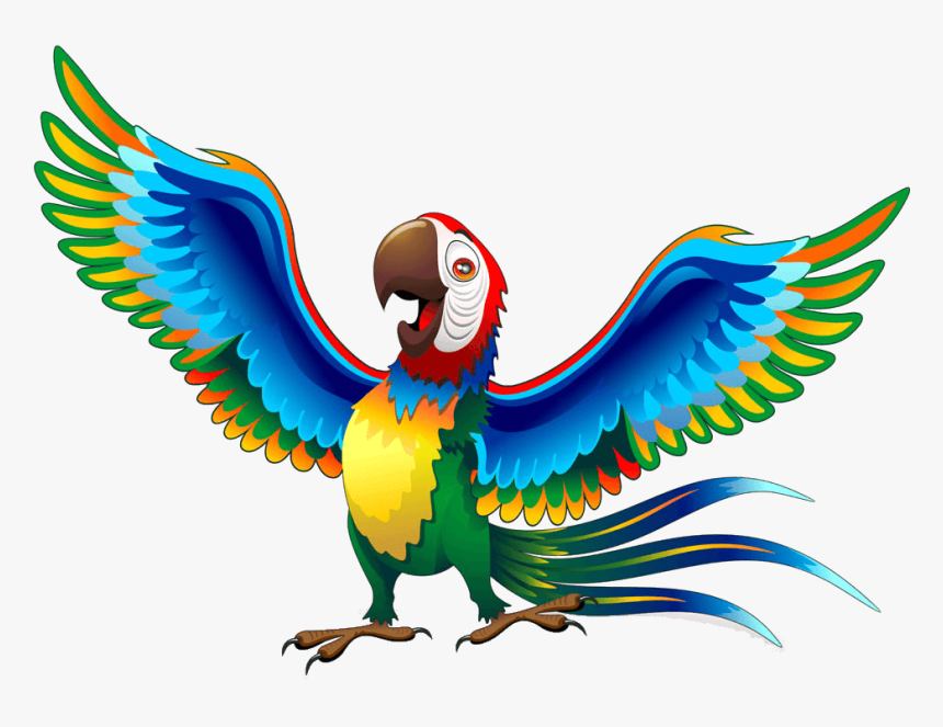 Parrot Png Cartoon - Transparent Parrot Cartoon Png, Png Download, Free Download