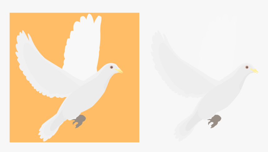 Religious Doves Clip Art - White Dove, HD Png Download, Free Download