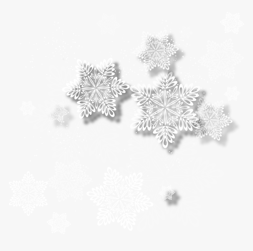 Vector Snowflakes Png Download - Christmas Party Invite Background, Transparent Png, Free Download