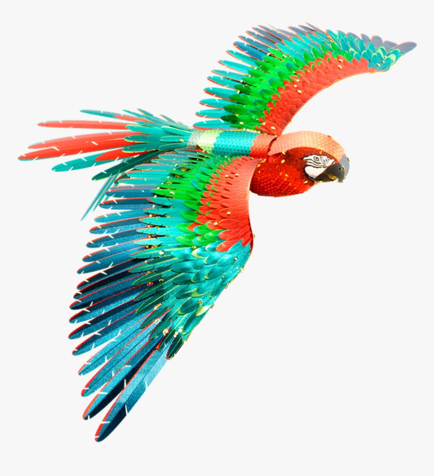 Picture Of Iconx Parrot - Metal Earth Peacock, HD Png Download, Free Download