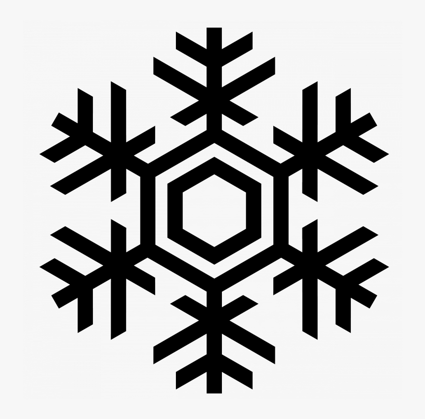 Now You Can Download Snowflakes Png Image - Snowflake Silhouette Png, Transparent Png, Free Download