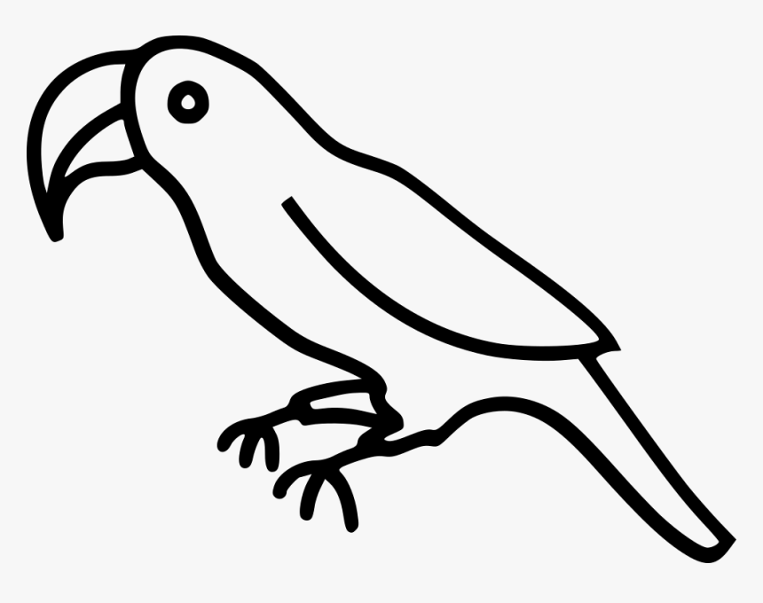 Parrot - Parrot Line Image Png, Transparent Png, Free Download