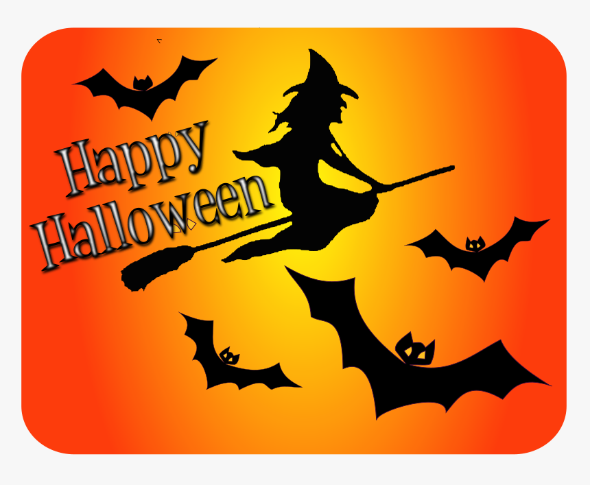 Happy Halloween - Bats Clipart Black And White, HD Png Download, Free Download