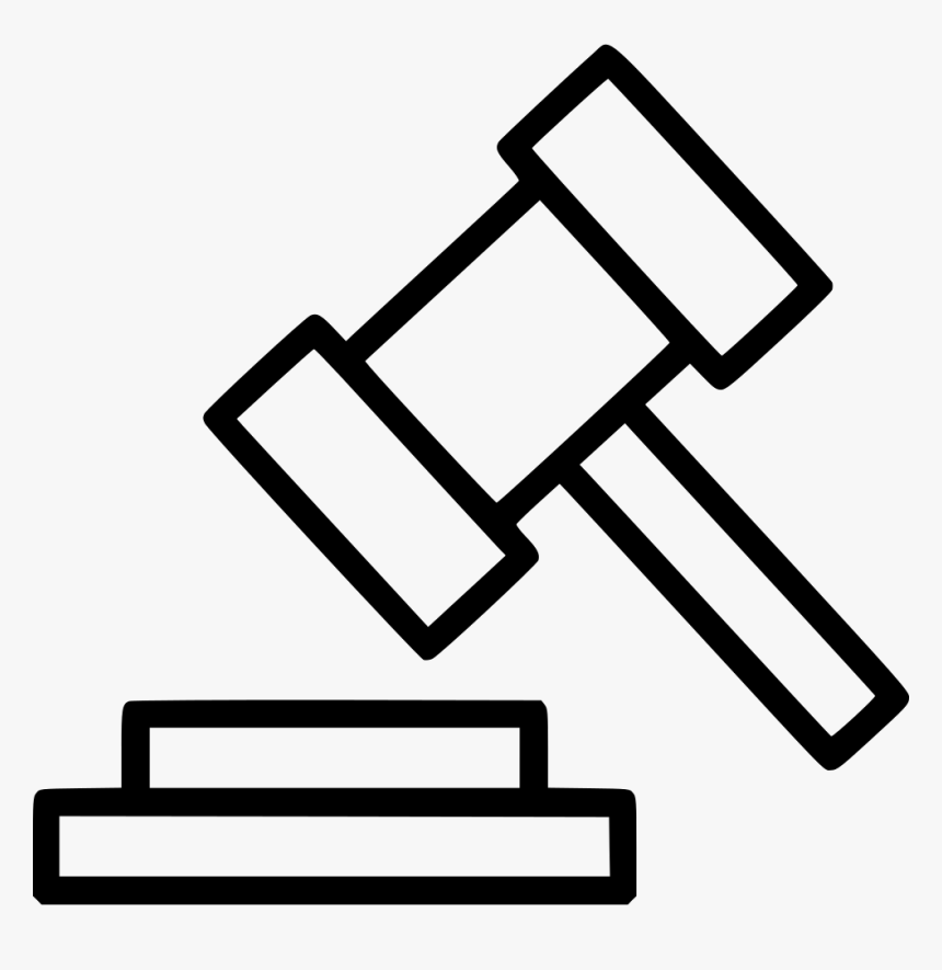 Gavel - Nib Clipart Black And White, HD Png Download, Free Download