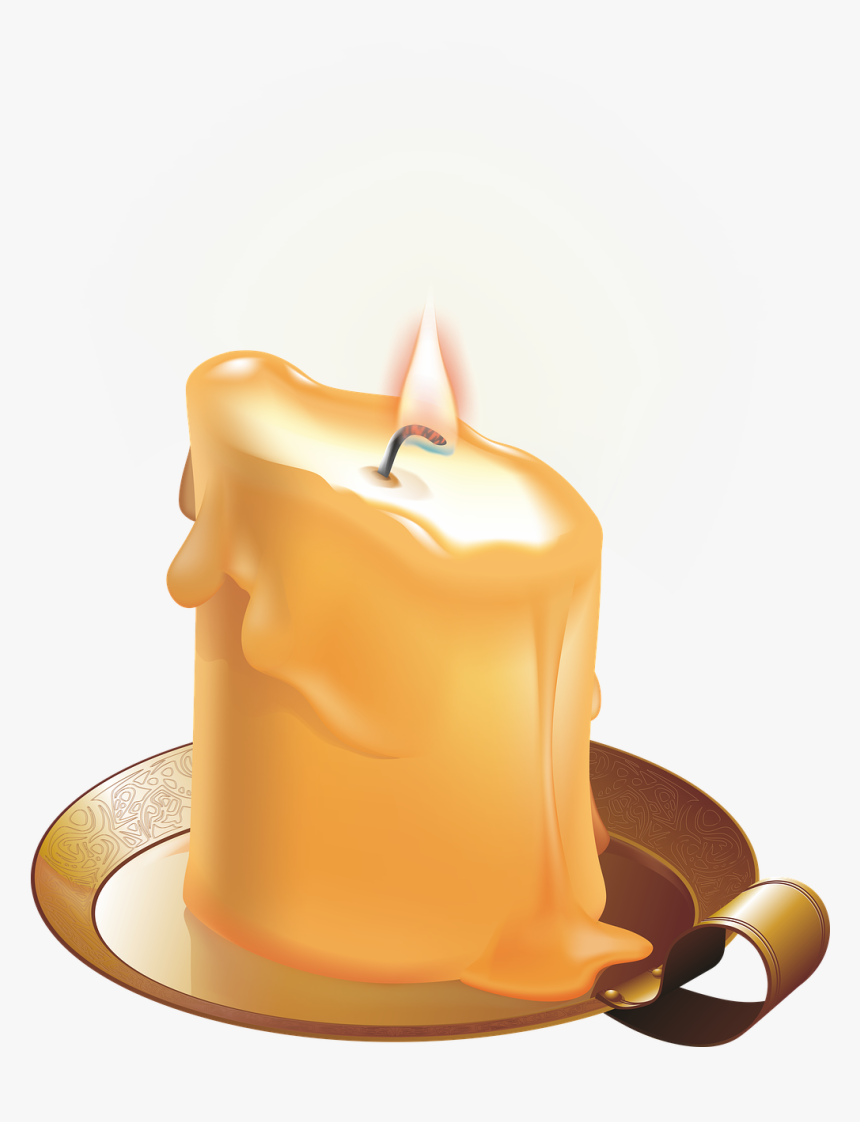 Candle, Light, Wax, Former, Heat, Flame - Candle Gif Transparent Background, HD Png Download, Free Download