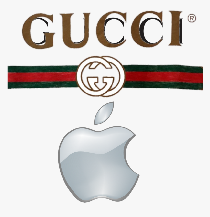 Transparent Clipart Of Apple - Gucci Shirt Logo Print, HD Png Download, Free Download