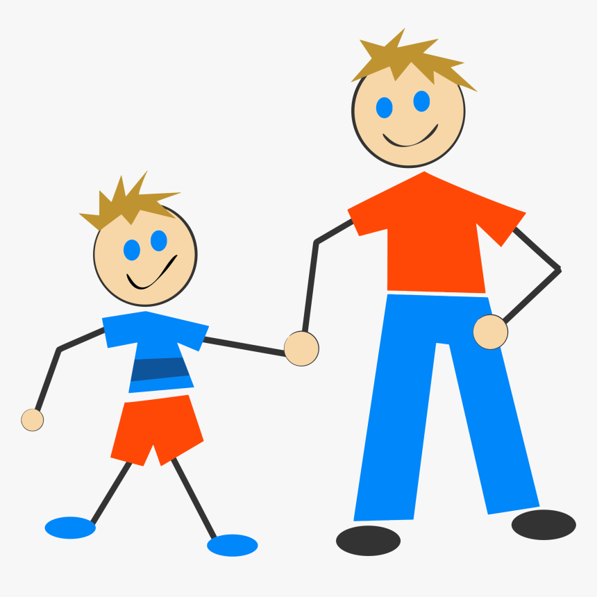 Emotion,text,play - Dad And Son Clip Art, HD Png Download, Free Download