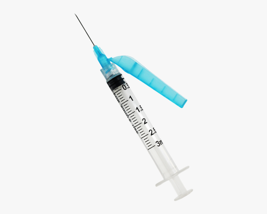 Micsafe Safety Syringe Seringue Securitaire Domrex - Safety Syringe, HD Png Download, Free Download