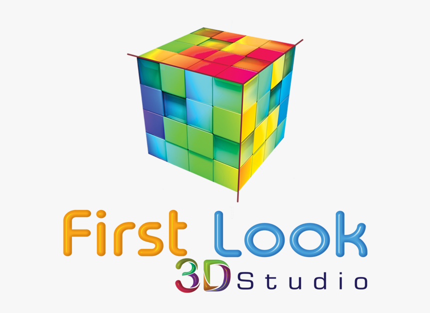 First Look 3d Studio - Rubik's Cube, HD Png Download, Free Download