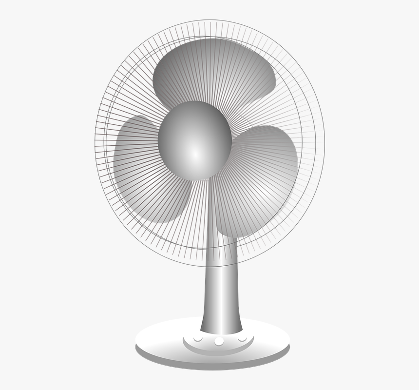 Fan, Table, Air, Ventilator, Isolated, Propeller, Wind - Abanico Clipart, HD Png Download, Free Download