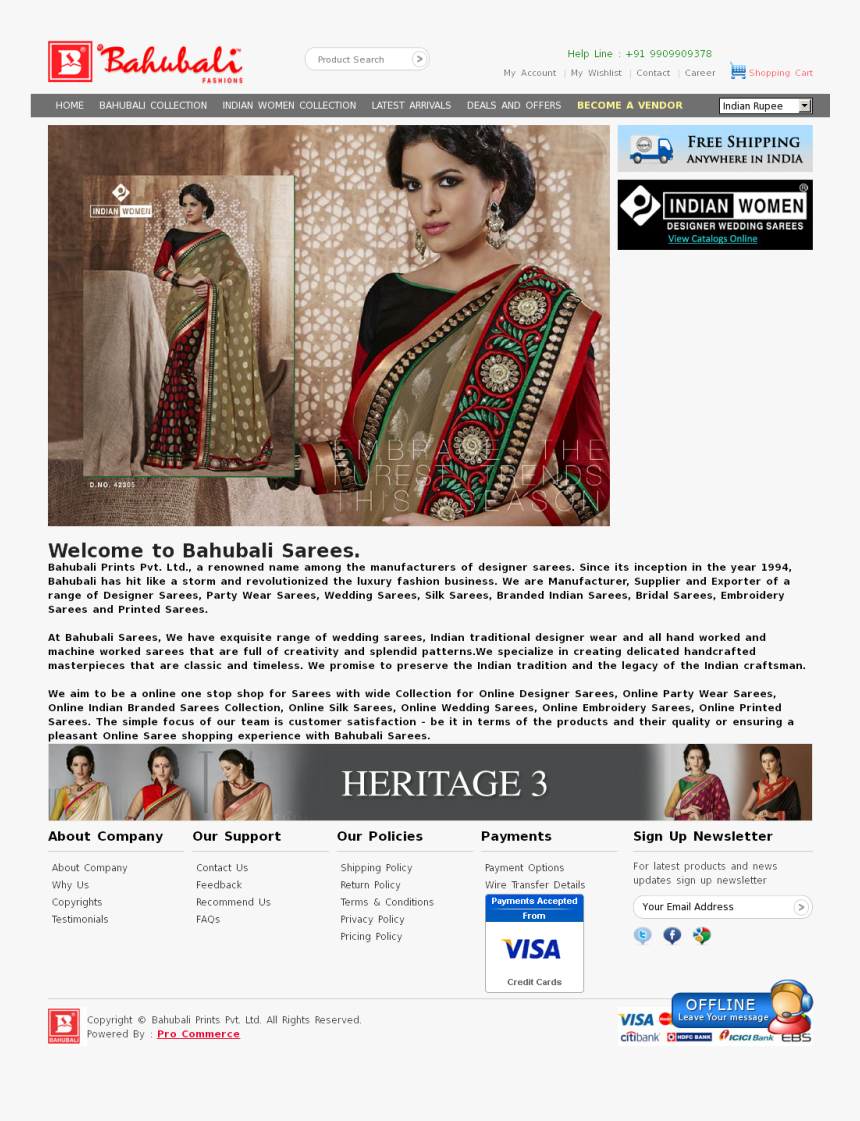 Bahubali Sarees, HD Png Download, Free Download