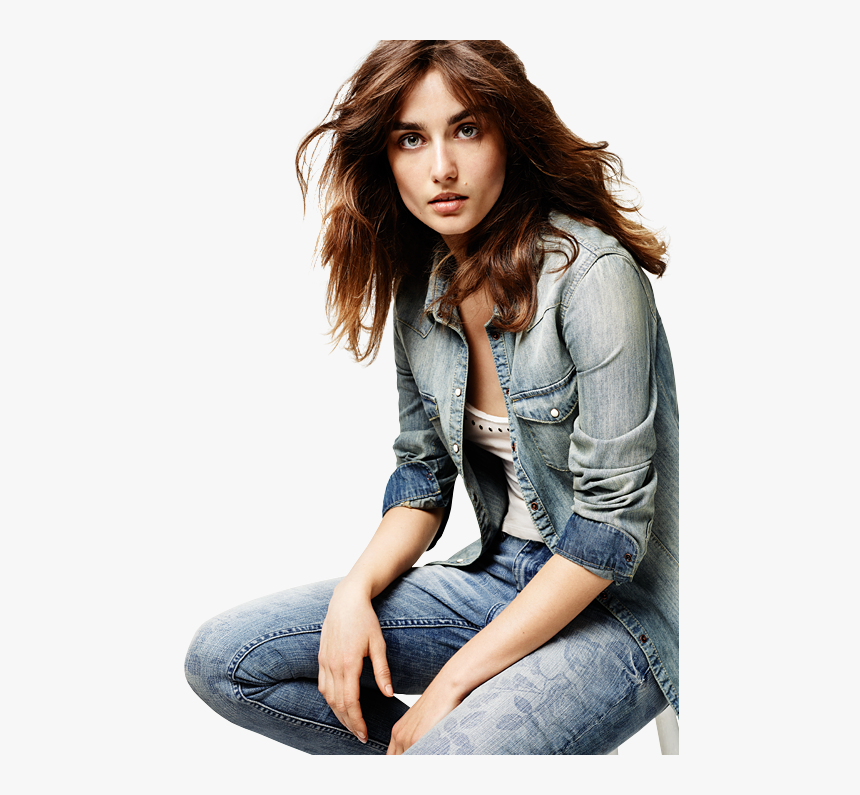 Chic & Stylish - Fashion Women Jeans Png, Transparent Png, Free Download