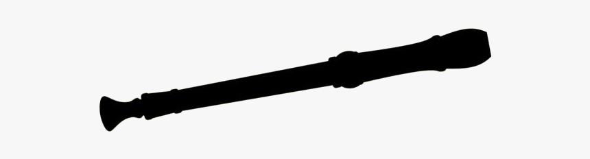 Flute Png Silhouette Transparent Background - Gun Barrel, Png Download, Free Download