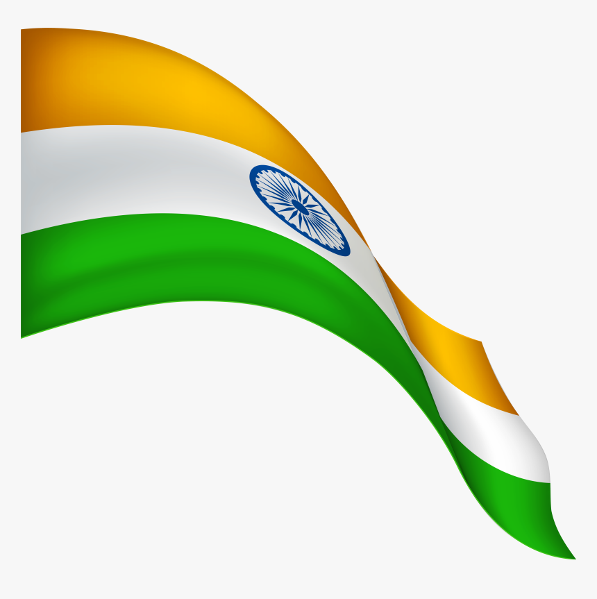 India Waving Flag Transparent Clip Art Image, HD Png Download, Free Download