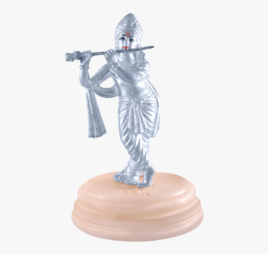 Silver Krishna Idol - Figurine, HD Png Download, Free Download