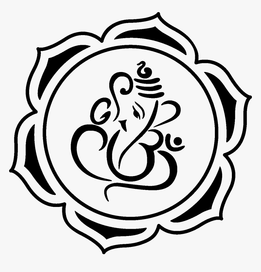 Simple Drawing At Getdrawings - Easy Drawing Of Ganesh Ji, HD Png Download, Free Download