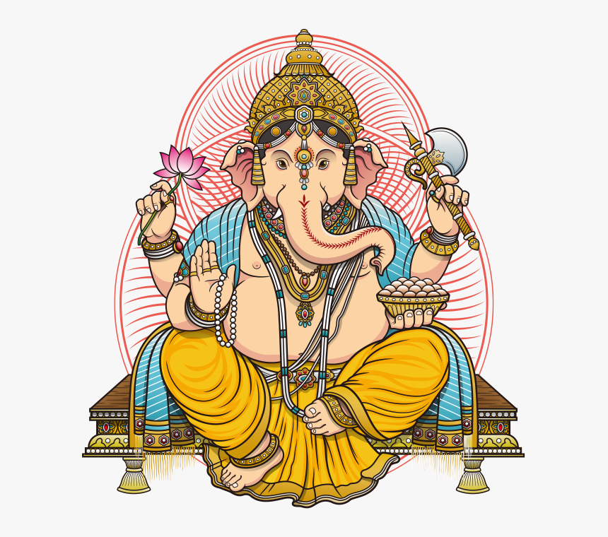 Lord Ganesh Png Picture - Ganesha Vector Free Download, Transparent Png, Free Download