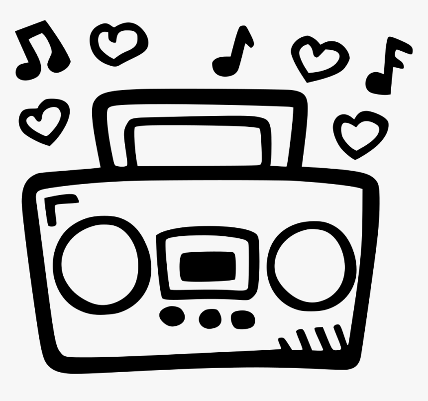 Boombox Computer Icons Clip Art - Boom Box Clip Art, HD Png Download, Free Download