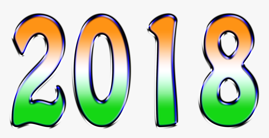 Happy New Year 2018 New 1st Class Images For Download - Happy New Year 2018 Text In Png, Transparent Png, Free Download