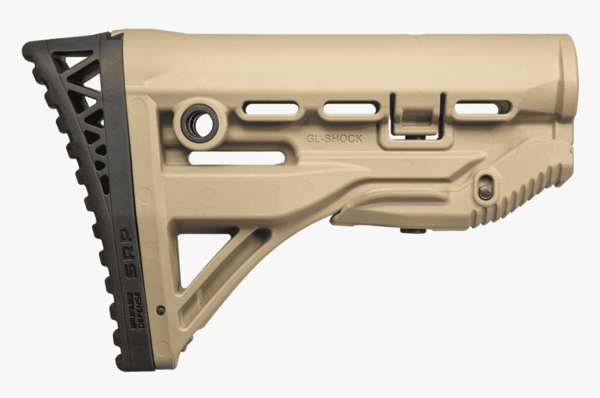 Fde Ar15 Buttstock With Riser, HD Png Download, Free Download