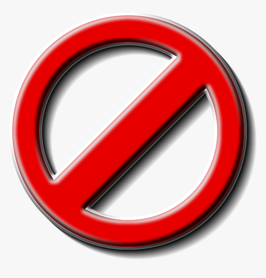 Not Allowed Sign Png, Transparent Png, Free Download