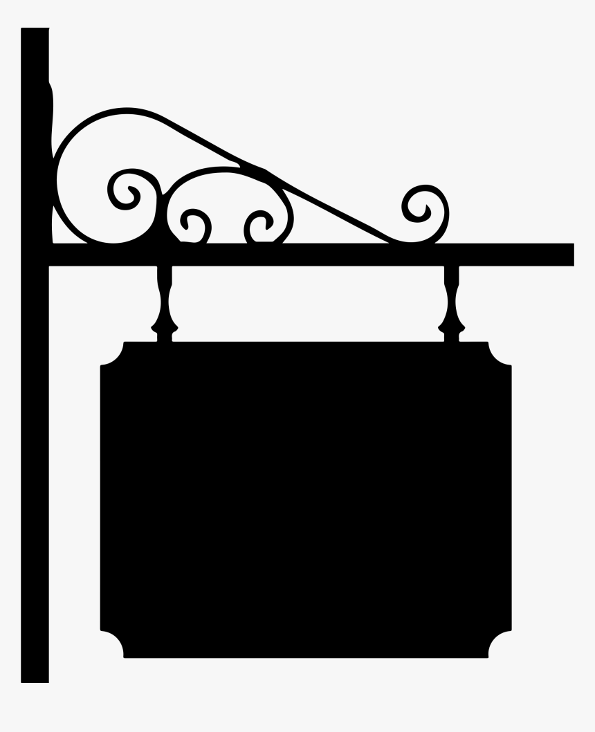 Wrought Iron Sign Icons - Wrought Iron Sign Png, Transparent Png, Free Download
