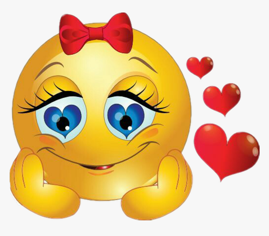 Emoji Girl In Love, Hd Png Download , Png Download - I M In Love Emoji, Transparent Png, Free Download