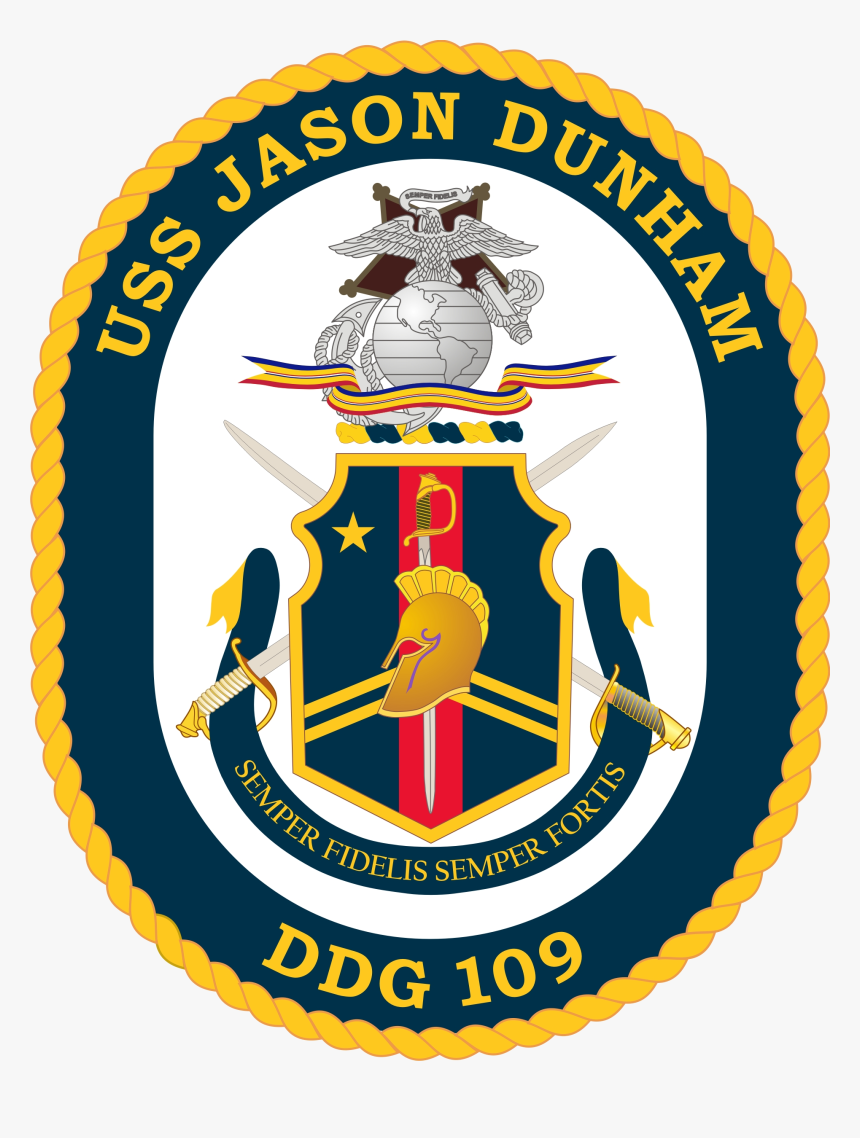 Uss Jason Dunham Coa - Battle Of Bunker Hill Symbol, HD Png Download, Free Download