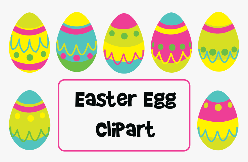Easter Egg Clipart For Bright Classroom Decoration, HD Png Download, Free Download
