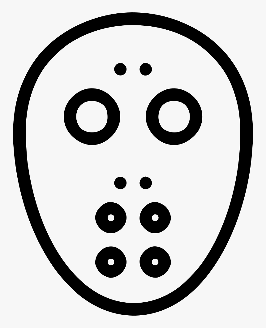 Jason Killer Horror Monster Mask Evil - Circle, HD Png Download, Free Download