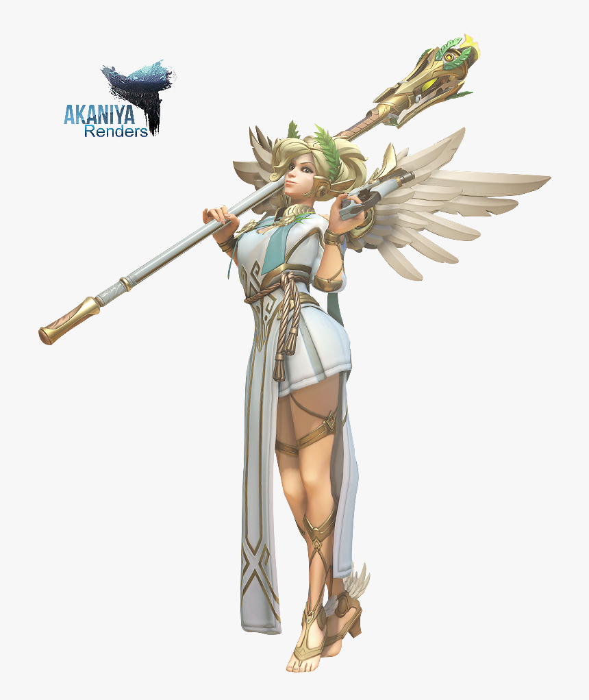 Overwatch Mercy Transparent - Overwatch Mercy Winged Victory, HD Png Download, Free Download